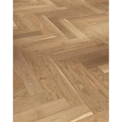 Parkett 'Trendtime 3 Living' Eiche cream lackversiegelt matt hellbraun 10,5 mm