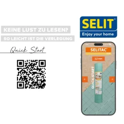 Parkett- und Laminatunterlage 'Selitac Basic' 2,2 mm, 1 x 25 m, 25 m²