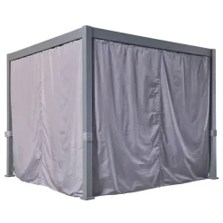 Pavillon 'Daphne' grau/braun 290 x 290 x 240 cm