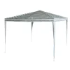 Pavillon grün/weiß 300 x 300 x 250 cm