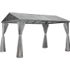 Pavillon 'Haus Style' anthrazit 395 x 297 x 260 cm