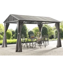 Pavillon 'Haus Style' anthrazit 395 x 297 x 260 cm