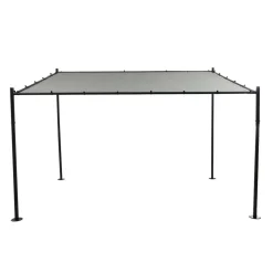 Pavillon 'Levino' hellgrau 300 x 400 cm