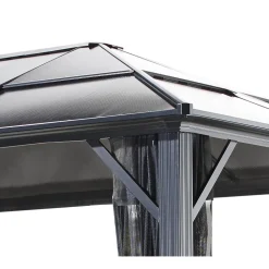 Pavillon 'Meridien 12 x 16' anthrazit 365 x 485 x 270 cm