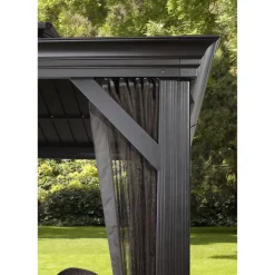 Pavillon 'Messina 10 x 12' anthrazit 298 x 363 x 291 cm