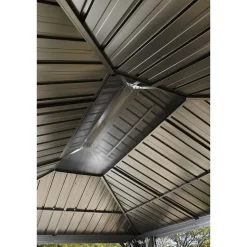 Pavillon 'Messina 10 x 12' anthrazit 298 x 363 x 291 cm