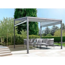 Pavillon 'Verena' grau 393 x 290 x 260 cm