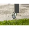 Pavillon 'Zora' grau 290 x 230 x 290 - 560 cm, ausziehbar