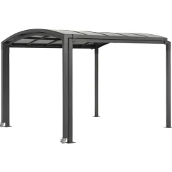 Pavillon 'Zora' grau 290 x 230 x 290 - 560 cm, ausziehbar