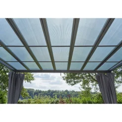 Pavillon 'Eva' grau 300 x 300 x 226 cm