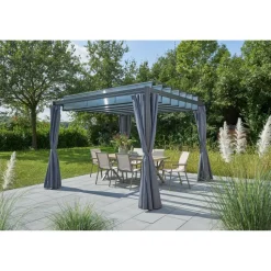 Pavillon 'Eva' grau 300 x 300 x 226 cm
