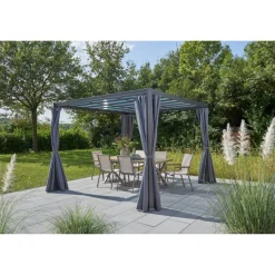 Pavillon 'Eva' grau 300 x 300 x 226 cm