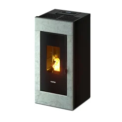 Pelletofen 'Accent K' Naturstein/Stahl schwarz 2,5 - 7,7 kW