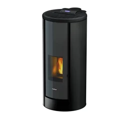 Pelletofen 'Breeze' schwarz 52,8 x 114 x 60 cm 2,4 - 9,1 kW, WiFi