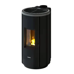 Pelletofen 'Chrome 7' Stahl anthrazit 2,5 - 7,7 kW