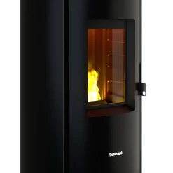 Pelletofen 'Chrome 7' Stahl dark gold 2,5 - 7,7 kW