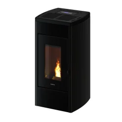 Pelletofen 'Duke 14 Airtight' Stahl schwarz 3,8 - 14 kW