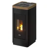 Pelletofen 'Life 9' Stahl dark gold 2,5 - 8,5 kW