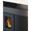 Pelletofen 'Moon' Stahl schwarz 10 kW