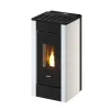 Pelletofen 'Sharp' Stahl weiß 2,5 - 7 kW
