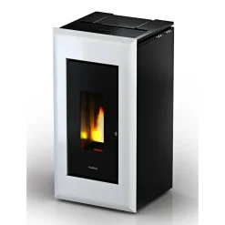 Pelletofen 'Vega' Stahl/Naturstein 10,5 kW