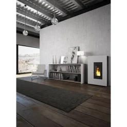 Pelletofen 'Madison 5' Stahl weiß 2,5 - 5,2 kW