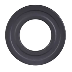 Pelletofen-Rosette schwarz Ø 80 x 1,2 mm