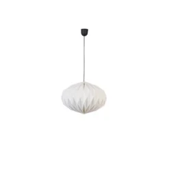 Pendelleuchte 'Hannah' Ø 40 cm 1-flammig weiß