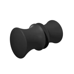 Pendeltür mit Seitenwand 'Garant 2.0' Mattschwarz für Duschwanneneinbaumaß 780 - 800 / 775 - 800 mm