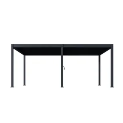 Pergola anthrazit 360 x 600 cm