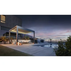 Pergola Gr. 4 x 3 dunkelgrau-metallic 404,5 x 312 cm