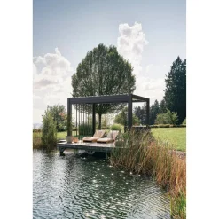 Pergola Gr. 4 x 3 dunkelgrau 404,5 x 312 cm
