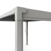 Pergola 'Hana 1013' creme 400 x 300 x 225 cm, mit verstellbare Lamellen