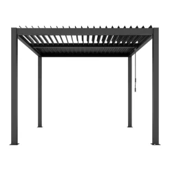 Pergola 'Shade' dunkelgrau 296 x 230 x 290 cm