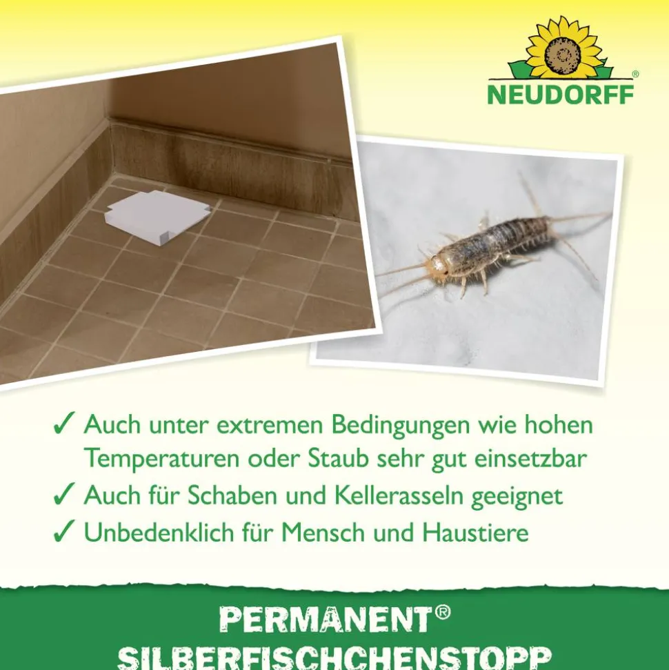 Permanent Silberfischchenstopp 3 Stück