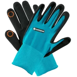 Pflanz- und Bodenhandschuh, Größe 10/XL, grau/schwarz