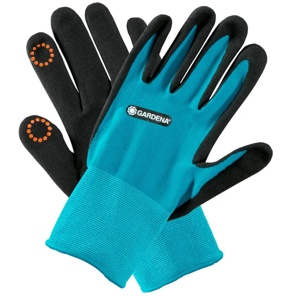 Pflanz- und Bodenhandschuh, Größe 10/XL, grau/schwarz