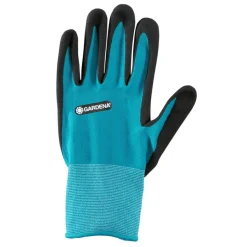 Pflanz- und Bodenhandschuh, Größe 7/S, grau/schwarz