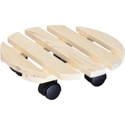 Pflanzenroller 'GH 0018' beige Ø 30 cm