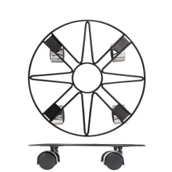 Pflanzenroller 'GH 0938' schwarz Ø 30 cm