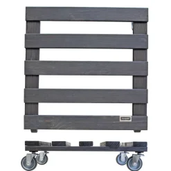 Pflanzenroller 'GH 0412' schwarz 38 x 38 cm