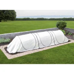 Pflanzenschutztunnel 'GardenGuard' 150 x 80 x 300 cm mit weiß