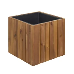 Pflanzgefäß 'Filipp' Holz 32,5 x 32 x 32,5 cm
