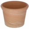 Pflanzgefäß terrakottafarben 28 cm