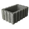 Pflanzstein 'Rasterflor' Beton grau 60 x 40 x 25 cm