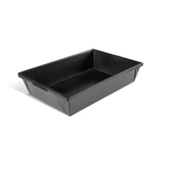 Pflanzwanne Massiv galvanisiert schwarz