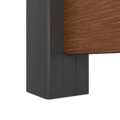 Pfosten 'Mix-it' Steckzaun Aluminium anthrazit 7 x 7 x 240 cm