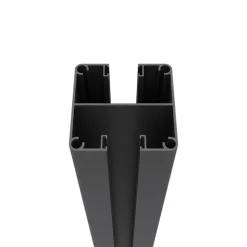 Pfosten 'Mix-it' Steckzaun Aluminium anthrazit 7 x 7 x 240 cm