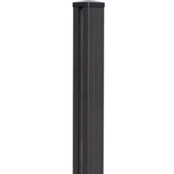 Pfosten Steckzaun Aluminium anthrazit 7 x 7 x 300 cm