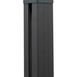 Pfosten Steckzaun Aluminium anthrazit 9 x 9 x 240 cm